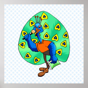 Poster Pavão de Paxton