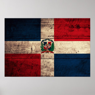 Póster Pavilhão da Antiga República Dominicana do Wooden