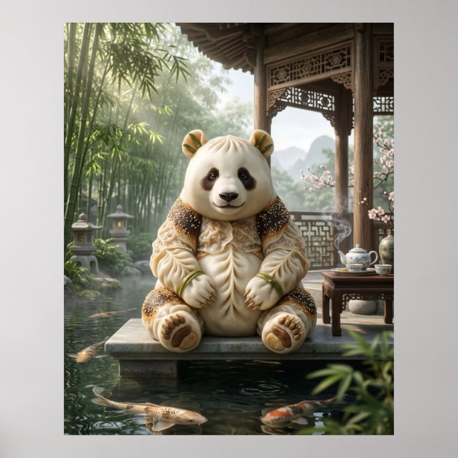 Poster Pavilhão Dim Sum Panda (Frente)