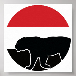 Poster Pavilhão Nacional Animal Yemen Leopard Yemeni