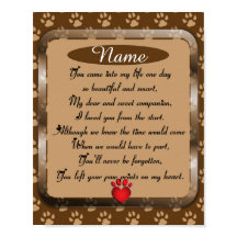 Paw imprime no meu memorial de poemas cardíacos