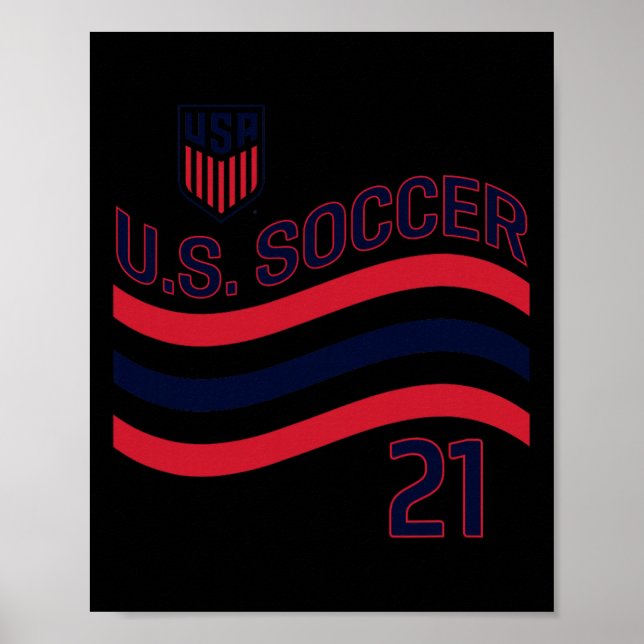 Poster Paxten Aaronson 21 Branco Usmnt Licença Oficial (Frente)