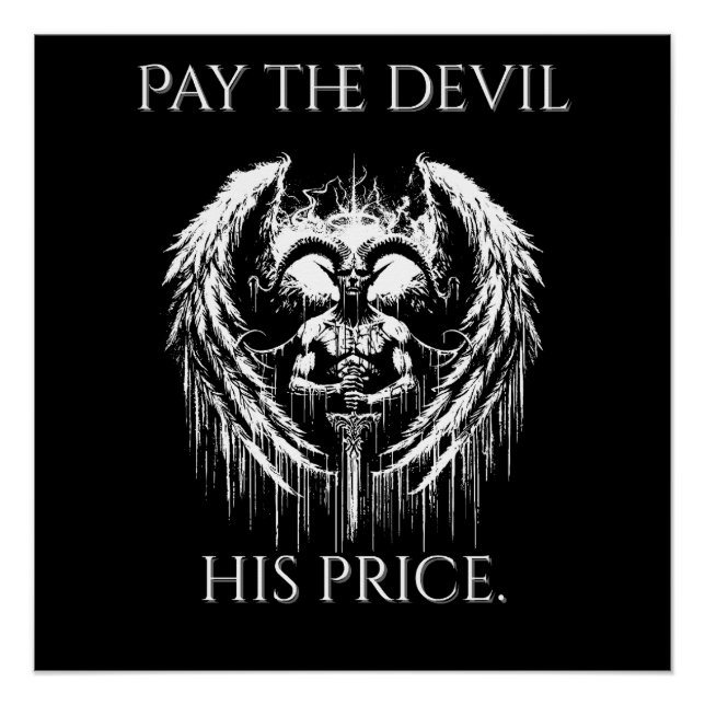 Póster Pay the Devil His Price (Frente)
