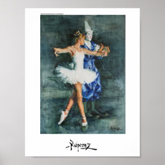 Póster Payaso y Bailarina, by Ruiperez