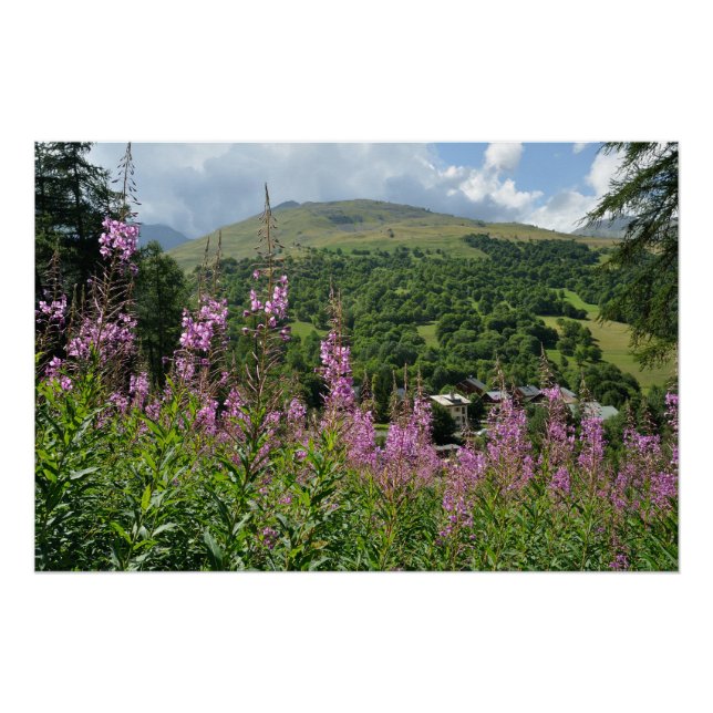 Póster paysage de montagne (Frente)