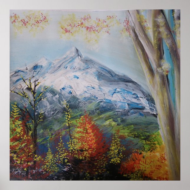 Póster Paysage des Alpes 3 (Frente)