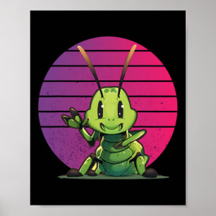 Poster Paz Amor Críquete Insetos Paz Mão Bug Inseto N
