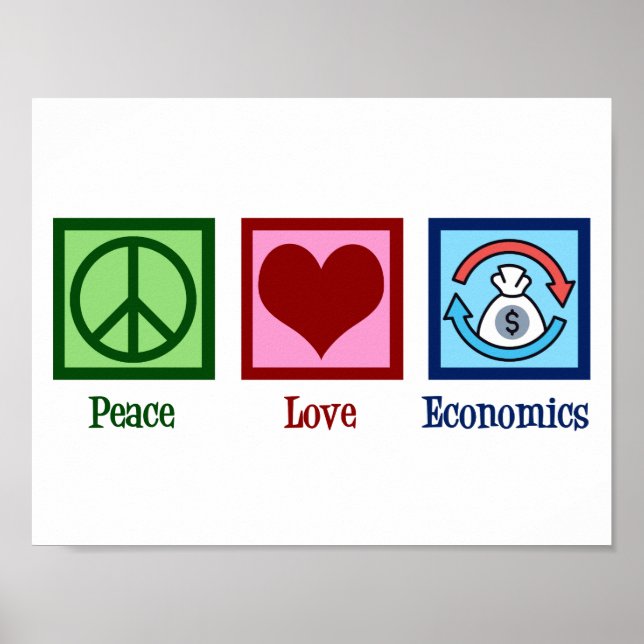Poster Paz Amor Economia (Frente)
