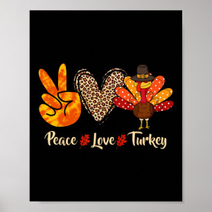 Poster Paz Amor Peru Pequeno Peregrino Dia de Ação de Gra