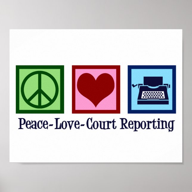 Poster Paz Amor Registro Judicial (Frente)