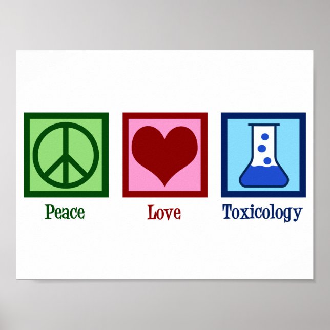 Poster Paz Amor Toxicologia (Frente)