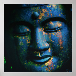 Póster Paz Blue Buddha Om