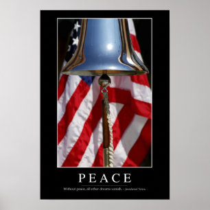 Póster Paz: Citações inspiradas 1