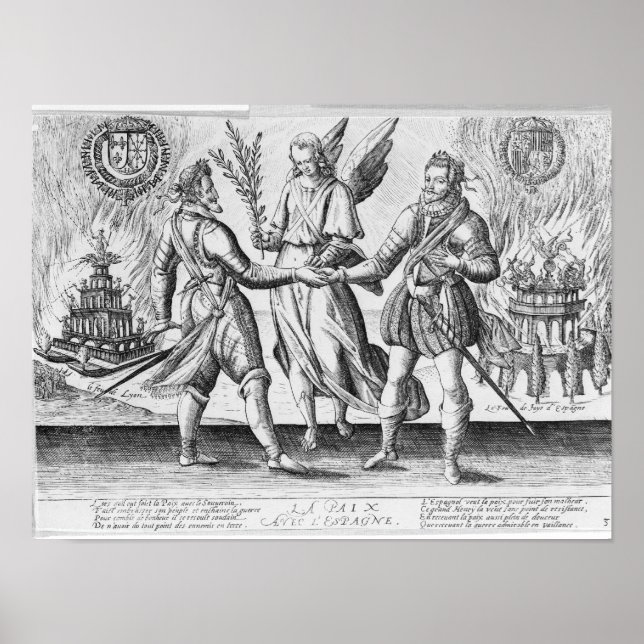 Póster Paz com Espanha (Frente)