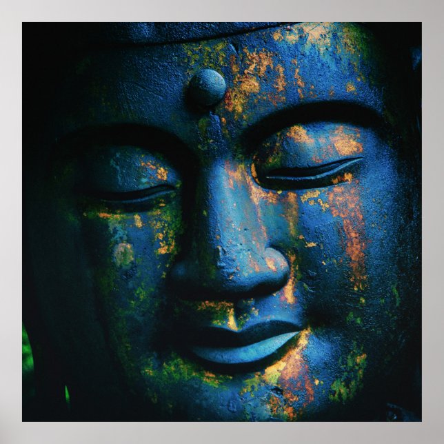 Póster Paz de Blue Buddha Om (Frente)