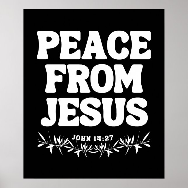 Poster Paz de Jesus - John 14:27 (Frente)