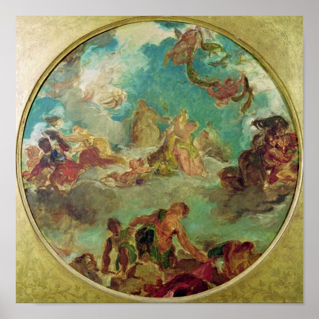 Póster Paz descendo para a Terra (Frente)