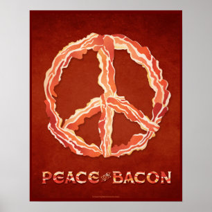 Poster Paz do bacon