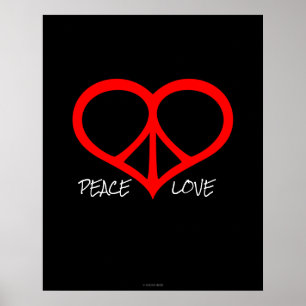 Poster Paz e Amor