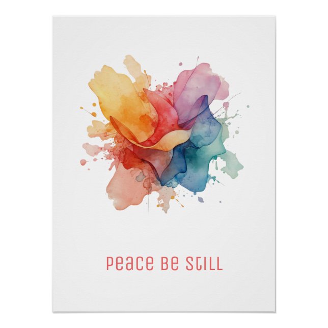 Póster Paz, Fique Calmo (Frente)