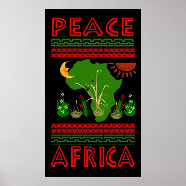 Poster Paz na África (Frente)