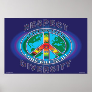 PÓSTER PAZ NA BENEVOLÊNCIA DA TERRA A TUDO