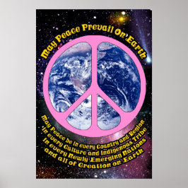 Póster Paz na Terra