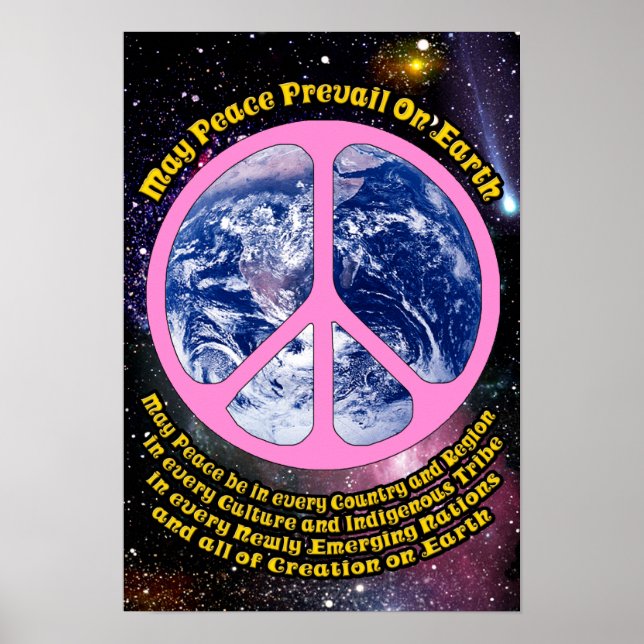 Póster Paz na Terra (Frente)