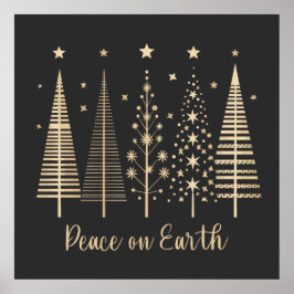 Poster Paz na Terra Minimalista do Natal