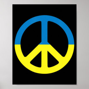 Poster Paz na Ucrânia apoia o Reino Unido