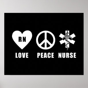 Póster Paz RN do amor