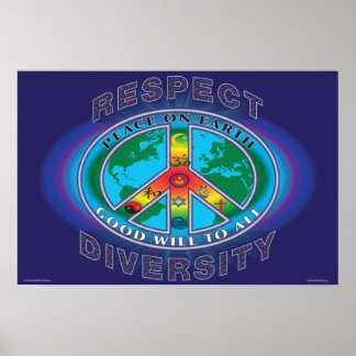 PÓSTER PAZ SOBRE A GOODWILL TERRESTRE A TODOS