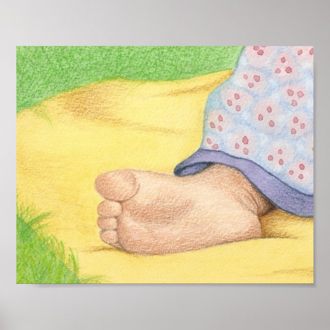 Poster pé bebê (Frente)