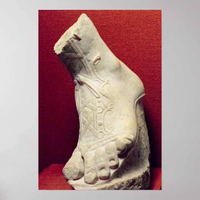 Póster Pé de uma estátua (Frente)