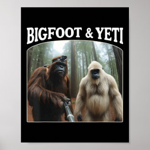 Poster Pé Grande & Yeti Sasquatch Pé Grande Vlogs Eng