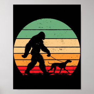 Poster Pé Grande Caminhando - Ponteiro Alemão Curto Cão V