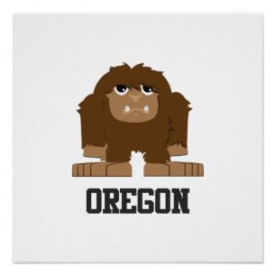 Póster Pé Grande de Oregon