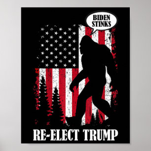Poster Pé Grande Diz Padrões De Biden