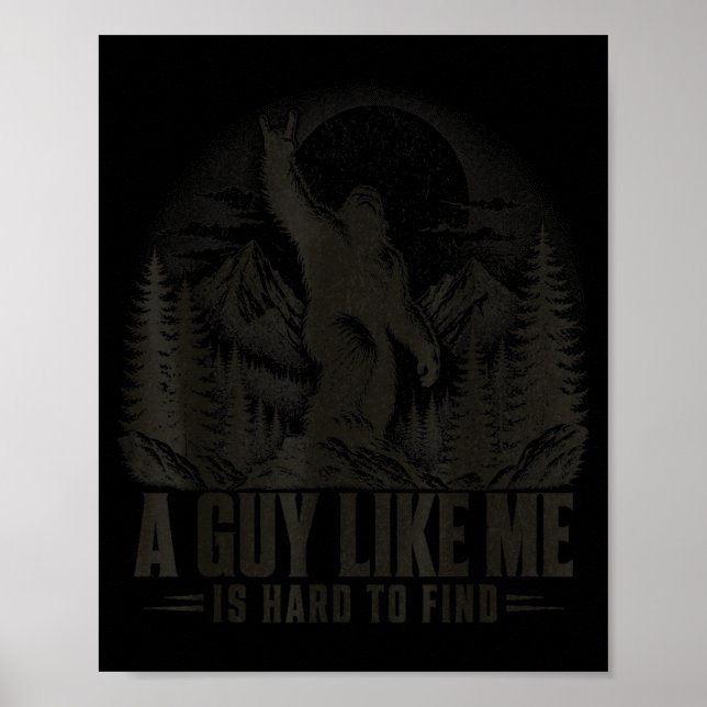 Poster Pé Grande Engraçado Balançando Um Cara Como Ele É  (Frente)