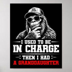Poster Pé grande engraçado costumava estar no comando tin