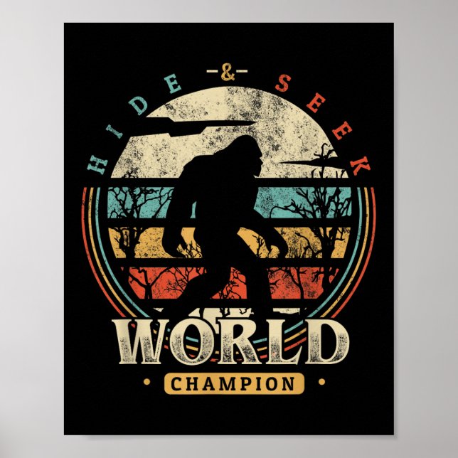 Poster Pé Grande Esconder-Se E Procurar Camisa De Camisa  (Frente)