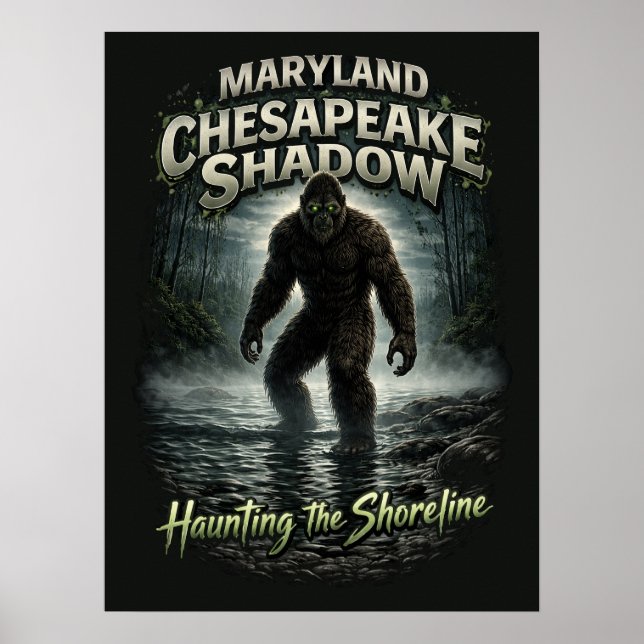 Poster Pé-grande Sasquatch (Frente)