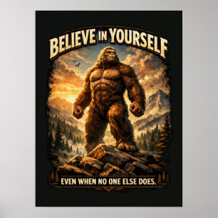 Poster Pé-grande Sasquatch