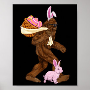 Poster Pé Grande Sasquatch Coelho Coelho da Páscoa Bysket