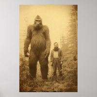 Pé Grande, Sasquatch, Poster, Cryptid