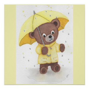Póster Pé-urso na Chuva