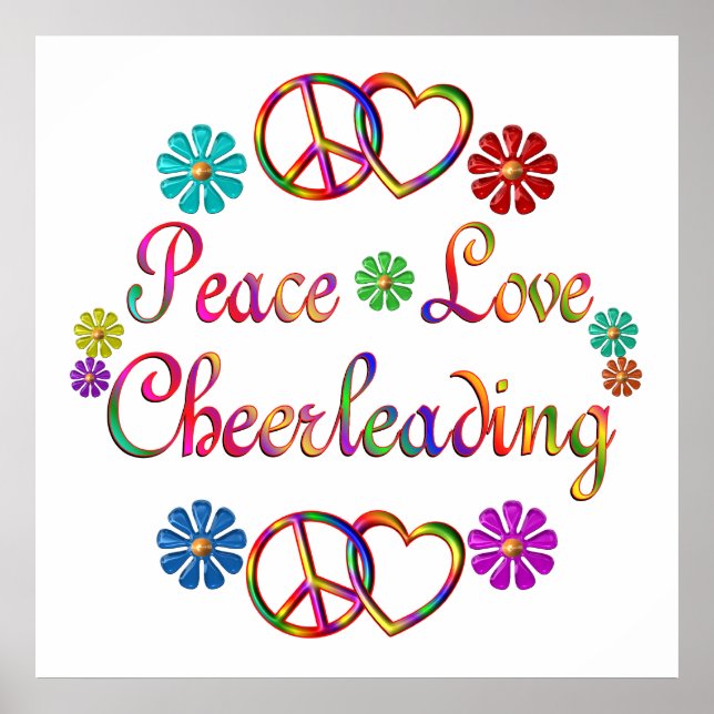 PÓSTER PEACE AMVE CHEERLEADING (Frente)