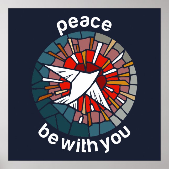 Poster Peace be with you (Frente)