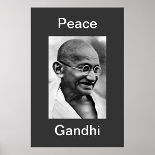 PÓSTER PEACE GANDHI