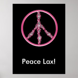 Póster Peace Lax!